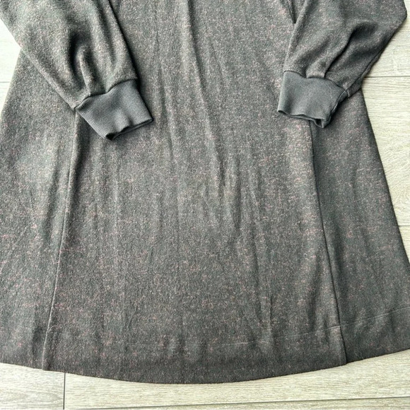 Cabi Black Burgundy Cuddle Long-Sleeve Sweater Dress - Picture 11 of 16